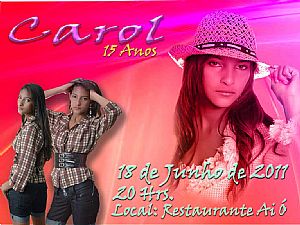 Convite Aniversrio 15 Anos